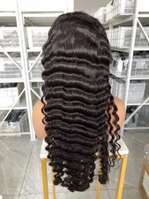 180 Pre-plucked Hairline 28inch Deep Wave 13x4 HD Lace Front Wig Human Hair