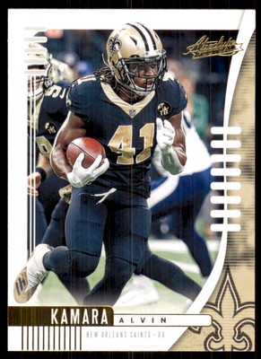 2019 Absolute Gold #77 Alvin Kamara New Orleans Saints