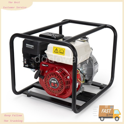 #ad 2 Inch Gas Powered Water Pump 6.5HP 4 Stroke Cast Iron Semi Trash Drainage Tool $128.79