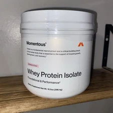 Momentous Whey Protein Isolate -Strawberry flavor