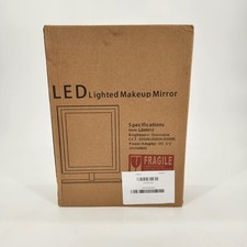 Lighted Makeup Mirror For Desk Vanity Tabletop Mirror 12 In Black 