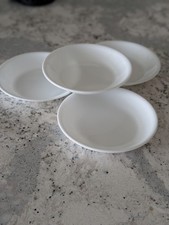 4 Corelle Winter Frost White 5 3/8" Berry Fruit Sauce Dessert Bowls Set USA Made