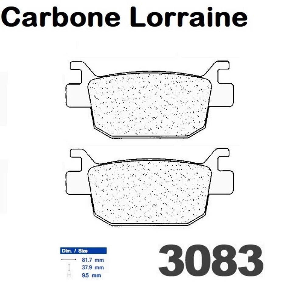 Plaquettes de frein arrière Honda SH 125 carbone lorraine plaquette scooter 2012