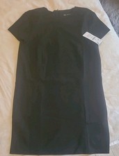 Zara Black Dress Trafaluc NEW Size Medium Zip Closure. BNWT