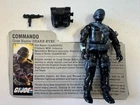 Vintage 1985 Snake Eyes w/ Card, Backpack And Gun, Missing Sword And Timberwolf.