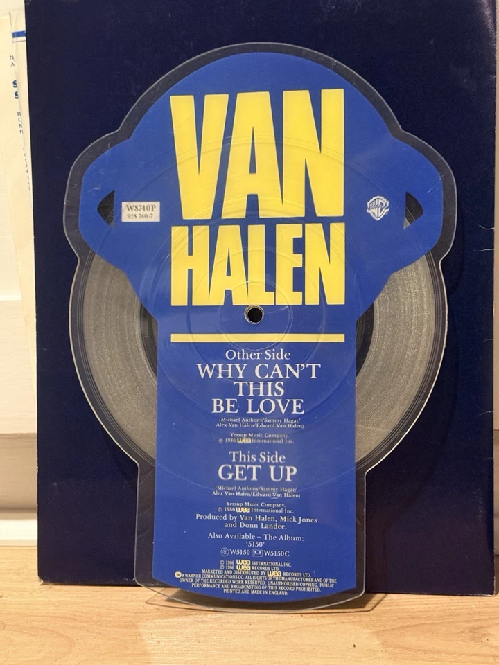 van halen why cant this be love shaped picture Disc - Image 2 of 2