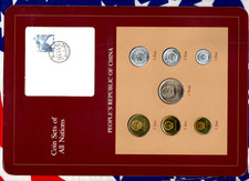 Coin Sets of All Nations China 1981-1983 Proof 1 Jiao 1981 2 Jiao 1982 Fen 1983