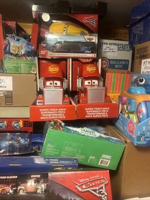 Disney Cars Super Track Mack 2-in-1 Transforming Truck And Racetrack  887961610383|