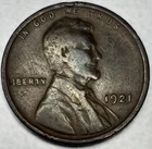 1921 P Lincoln Wheat Cent Penny VG Very Good - 1138
