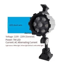 7W 110V-220V CNC Machine LED Lamp Working Spot Light Flexible  Waterproof