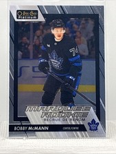 Toronto Maple Leafs - Bobby McMann - 23/24 OPC Platinum - Marquee Rookie - #255