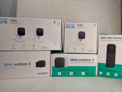 Blink Smart Security Cameras Mini Outdoor 4 Video Doorbell Choose Your Device