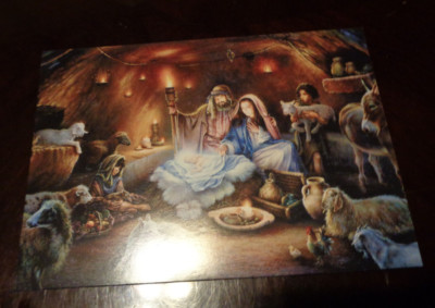 The Inn Nativity Lot of 5 No room in the inn Nativity Christmas greeting cards# 30 | eBay