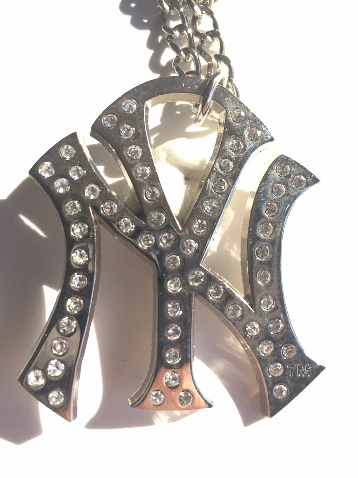 Lot of 10 New York Yankees Rhinestone Crystal Necklaces - MLB Licensed Wholesale - Image 4 of 4