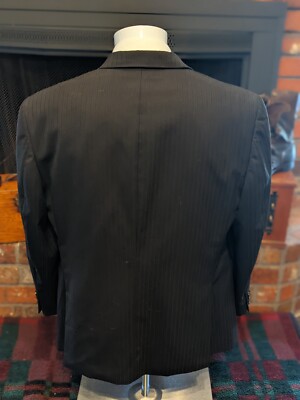 42S Ralph Lauren POLO Black Wool Blazer Jacket Sport Coat Men 3