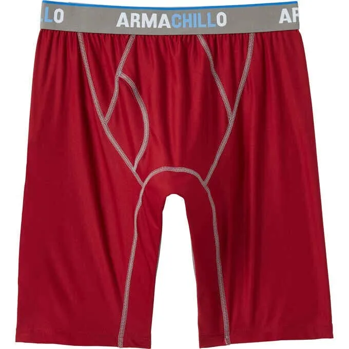Duluth Trading Co Men's Armachillo Cooling Extra Long Boxer Briefs Claret  83736