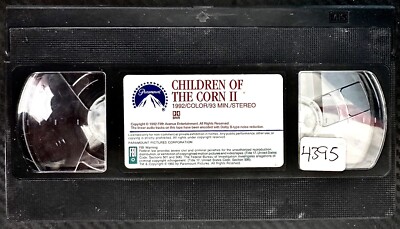 CHILDREN OF THE CORN 2~Vintage Halloween VHS Movie 1992~CASSETTE ONLY/NO COVER