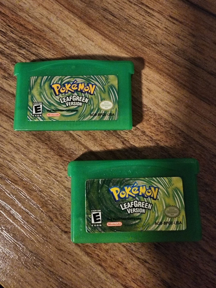 Pokemon LeafGreen Authentic Shiny Event Tickets GBA GameBoy Advance MINT NO  BOX