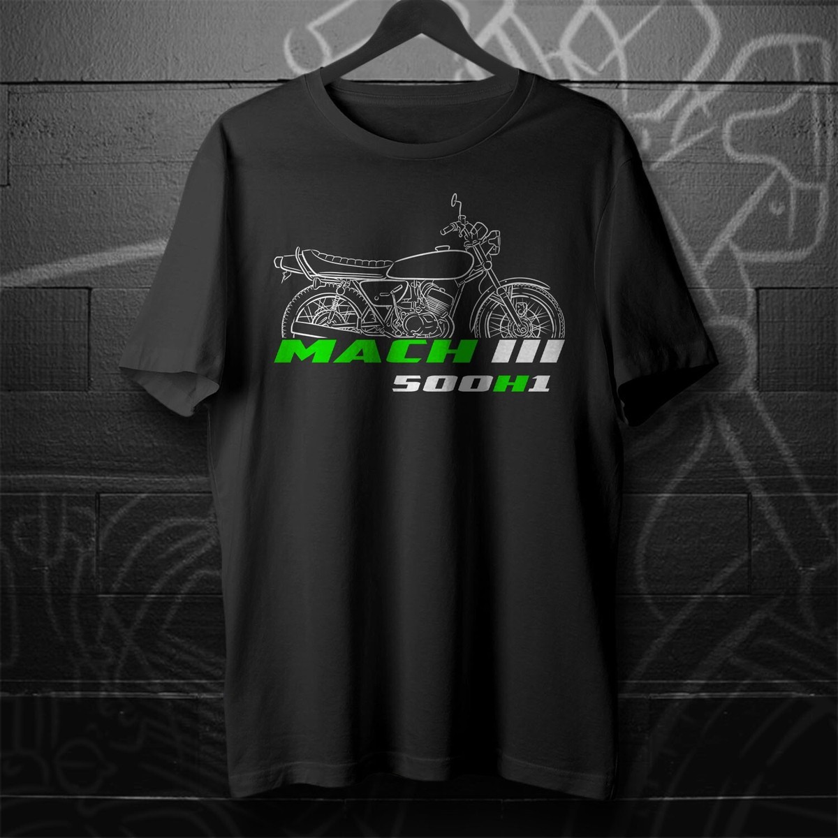 For Kawasaki 500 Mach III H1 1969-1975 fans - Motorcycle T-Shirt
