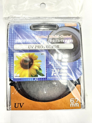 NEW Zeikos 67mm UV Lens Protection Glass Filter UV Protector MC Multi-Coated