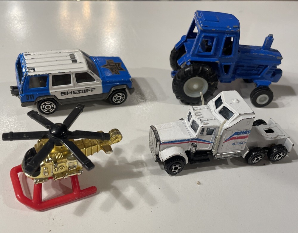 Lot Of 4 Vintage Toy Vehicles