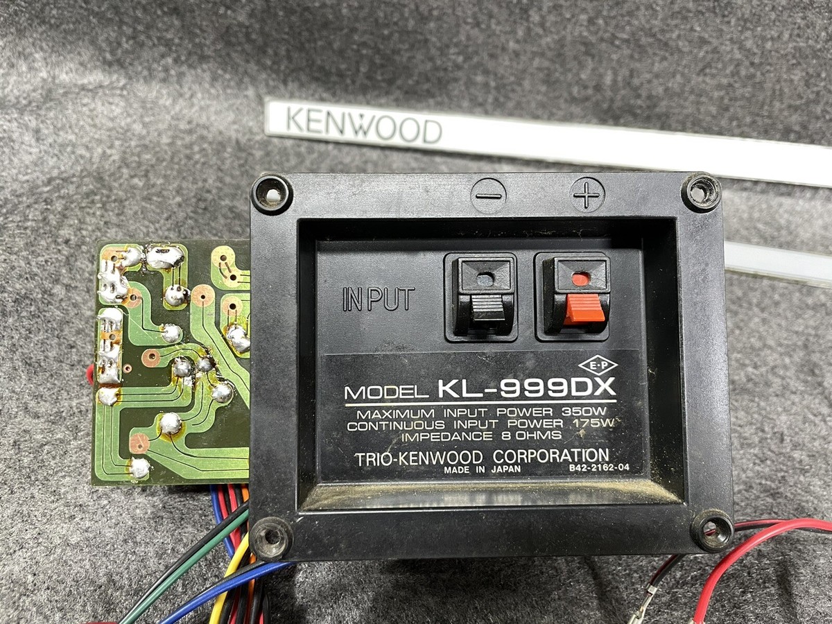 Vintage Kenwood KL-999DX Crossovers PAIR 4 Way 6 Speaker W/ Name