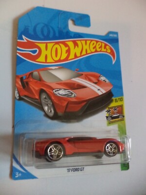 neu versiegelt '17 FORD GT HW Exoten Hot Wheels Spielzeugauto ROT