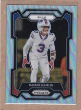 Damar Hamlin 2023 Prizm #27 Silver Prizm Buffalo Bills