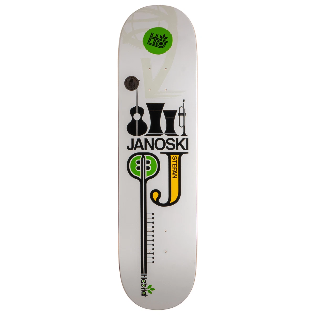 Habitat Skateboard Deck Stefan Janoski Quartet 8.125