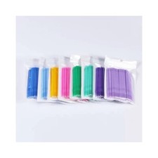 100pcs Micro Applicators Brushes Disposable Eyelash Extension Micro Brushes UK.