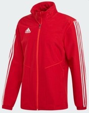 ADIDAS Mens Red Tiro19 AW Long Sleeve Zipped Track Jacket Size XS BNWT