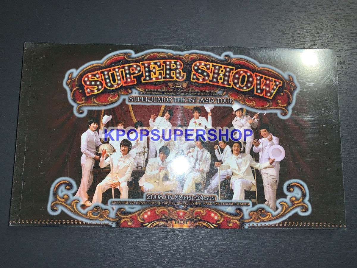 Super Junior The First Asia Tour Super Show DVD Great Rare OOP 1st