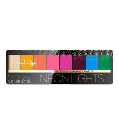 Eveline Lidschatten Palette 8 Farben Neon Lights Paleta Cieni do Powiek 8g