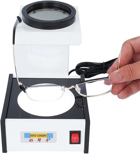 CP12 Optical Polariscope Lens Stress Tester Lens Multifocal Testing Strain Meter - Bild 4 von 6