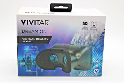 NEW Vivitar Dream On Virtual Reality Headset -  2016 VR-180 Viewer - Sealed