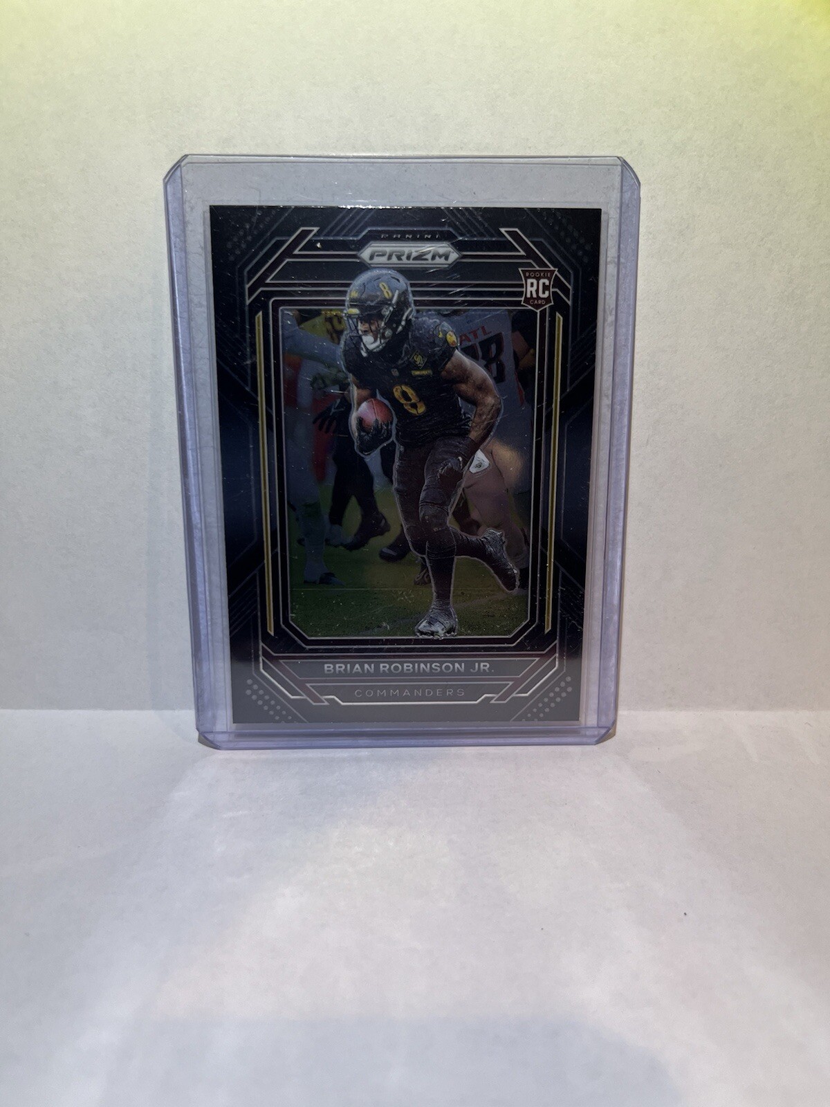 Brian Robinson Jr 2022 Panini Chronicles Prizm Black Rookie PB-23 Commanders