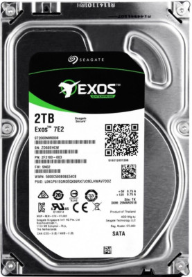 FESTPLATTE SEAGATE EXOS 7E2 ST2000NM0008 2TB 128MB SATA III 72000U/min 3.5''