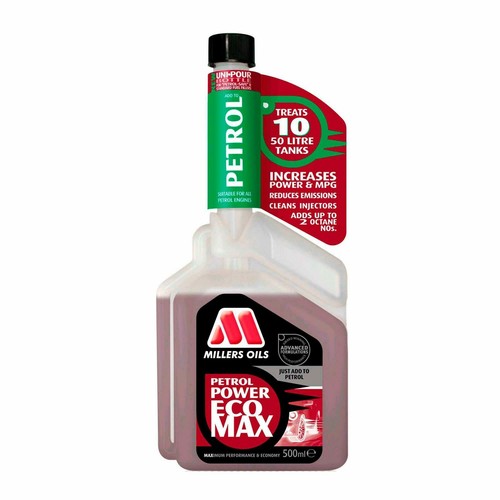 Millers Oils Petrol Power Fuel Treatment Additive 500ml 0.5L Multi Shot eBay
