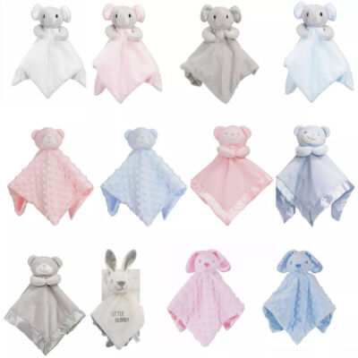 Baby Bettdecke Sicherheitsdecke Kuscheldecke Teddy Elefant Neugeborene Jungen G...