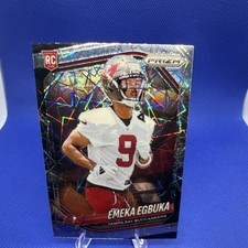 Rookie Prizm 2025 Panini laser Prizm Emeka Egbuka #351 Buccaneers NFL Football