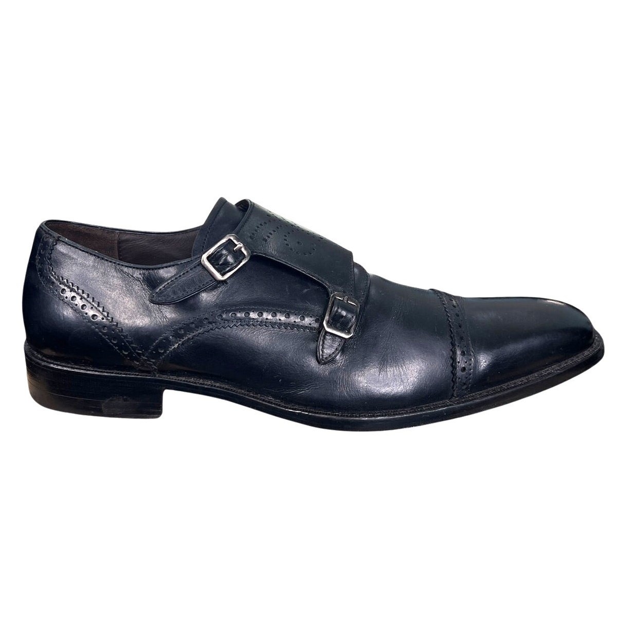 Mezlan Black Leather Monk Strap Dress Shoes Amazon.com | Mezlan - Double Monk Strap - Men main image 2