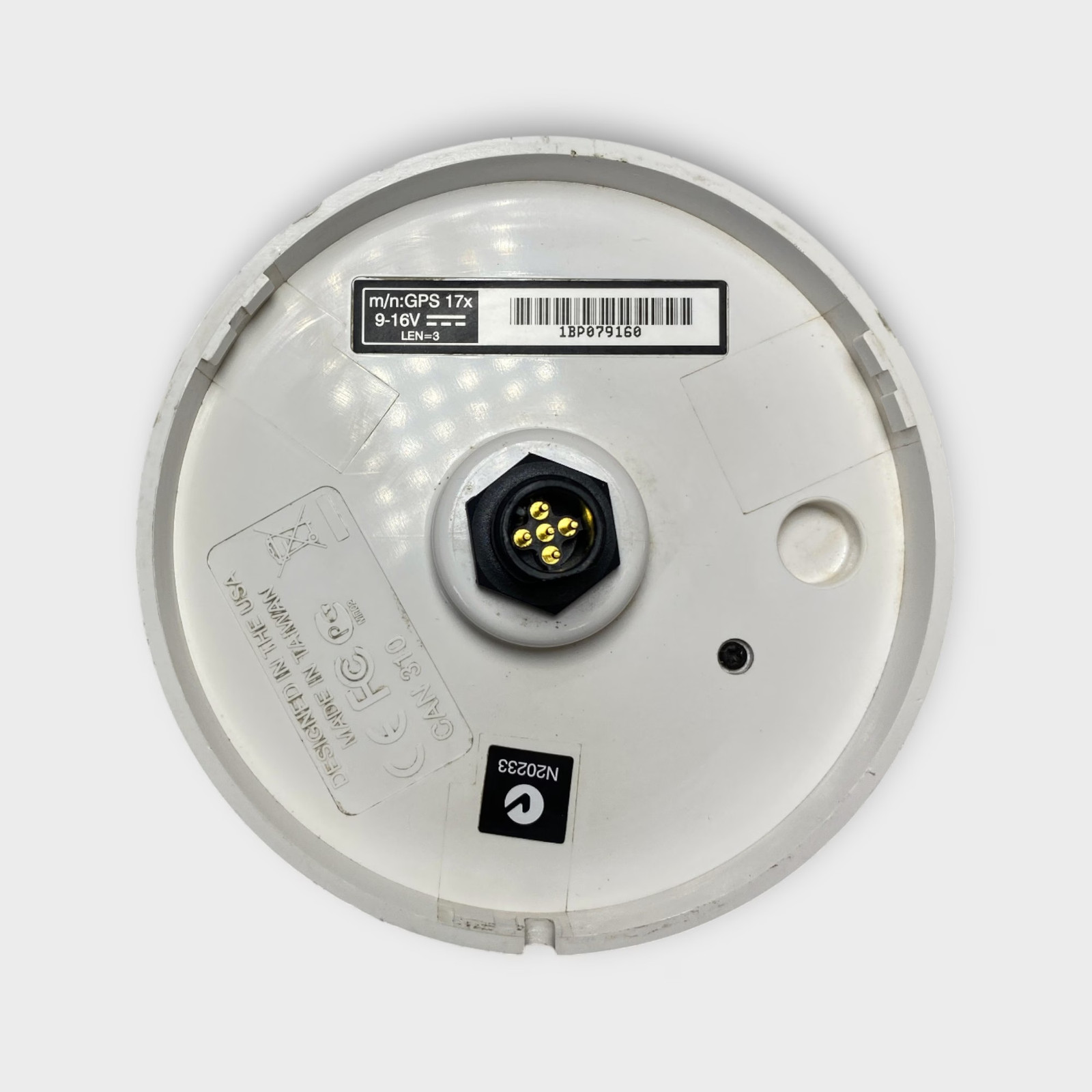 Garmin GPS-17X NMEA2000 GPS Antenna (Puck ONLY) Tested (Good Cond) Free Shipping