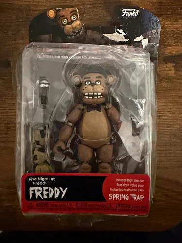 READ Funko Five Nights at Freddy’s Freddy Action Figure w/ Microphone, BAF - product listing photo
