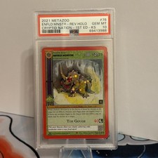 MetaZoo Kickstarter Cryptid Nation 1st Ed Enfield Monster Reverse Holo PSA 10