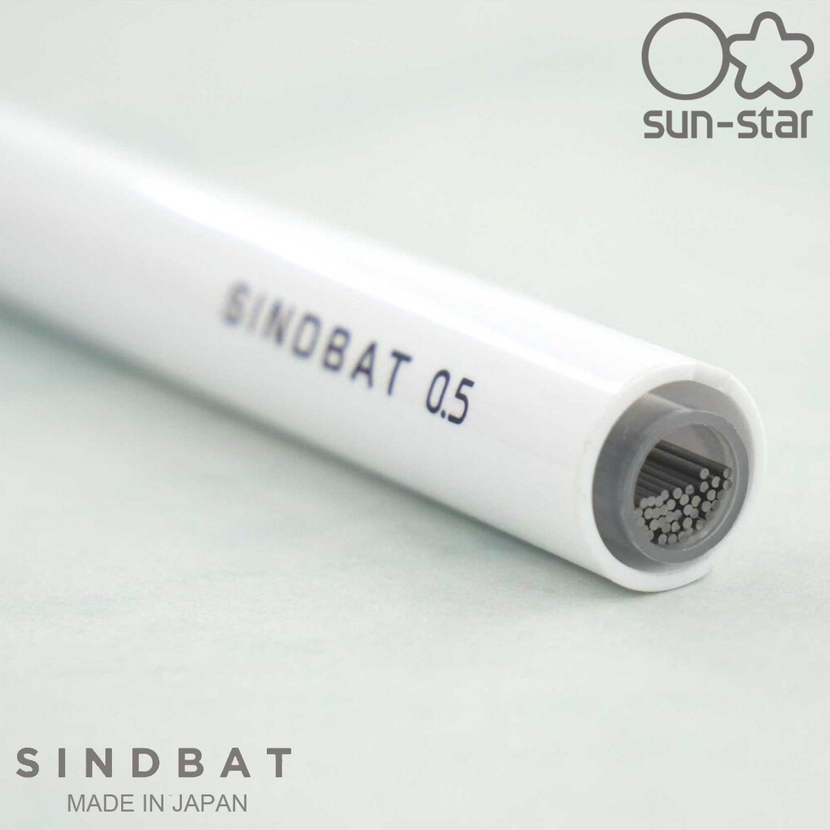 筆記具 shun_iiniku SUN-STAR SINDBAT Mechanical Pencil 0.5mm with 40 Refills Made in
