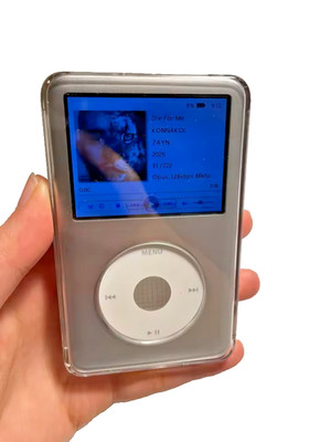 Thick 13.5mm Clear Hard Protective Case Cover iPod 5th 5.5th Video/6th 160GB