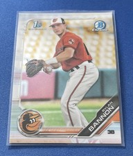 2019 Bowman Chrome Prospects #BCP-23 Rylan Bannon Baltimore Orioles 1st Bowman
