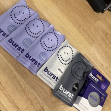 Burst Replacement Head Set Of 5 Lavender/White/Black  Expanding Floss