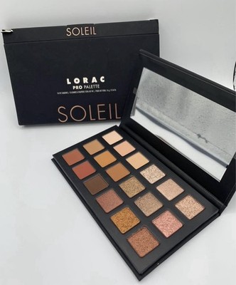 NEW No Box Lorac Pro Palette SOLEIL Eyeshadow 18 Shades