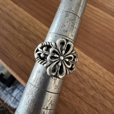 Carolyn Pollack Sterling Silver Filigree Flower Size 10 Ring
